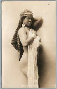 EGYPT BEAUTY MODEL VINTAGE REAL PHOTO POSTCARD RPPC