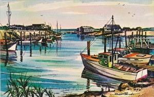 Picturesque Barnstable Harbor Cape Cod Massachusetts
