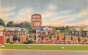 Paramus New Jersey Arcola Motor Lodge Linen Antique Postcard J47480