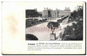 Paris Old Postcard Luxembourg Palace