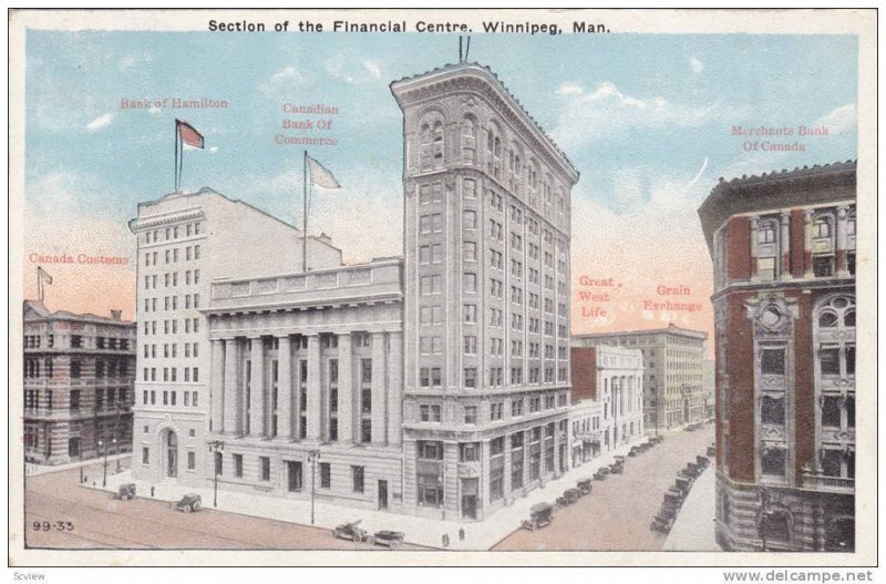 Section of the Financial Centre, Winnipeg, Canada,00-10s