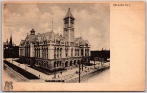 Post Office Omaha Nebraska NB United States Postal Service Building Postcard