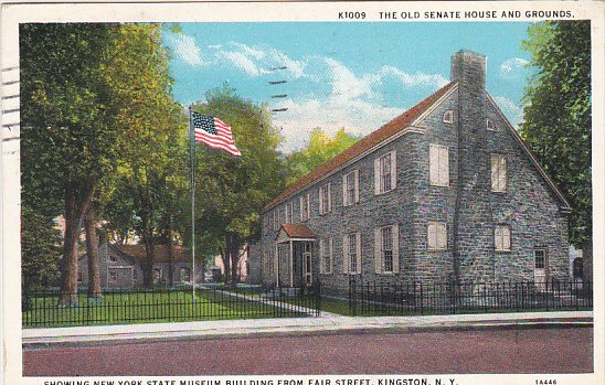 Old Senate House Showing New York State Museum From Fair Street Kingston New ...