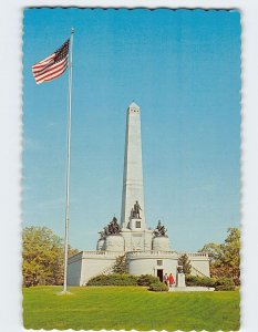 Postcard The tomb of Abraham Lincoln, Springfield, Illinois