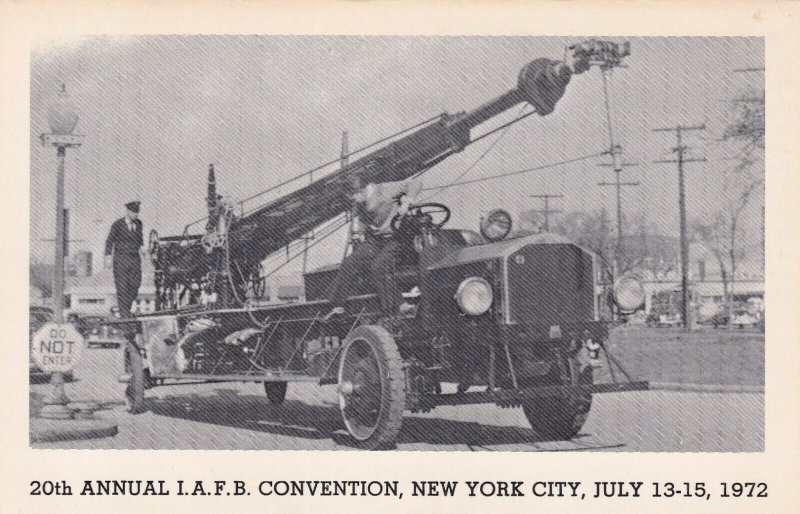 NEW YORK CITY, New York, 1972; 20th Annual I.A.F.B. Convention