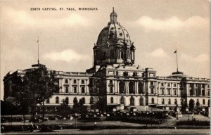 Vtg 1940's State Capitol Building St Paul Minnesota MN Postcard