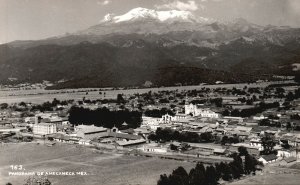 Vintage Postcard 1910's View of Panorama De Amecameca RPPC Photo Mexico