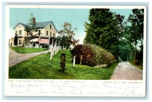 1905 The Maples Residence of JCR Dorr Rutland Vermont VT Postcard