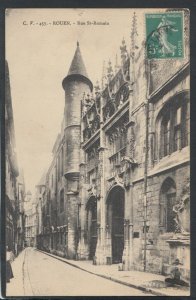 France Postcard - Rouen - Rue St-Romain     RS15623