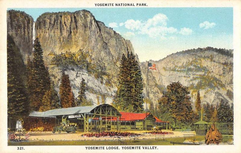 yosemite national park L4649 antique postcard