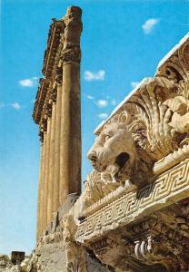 BT13299 Lebanon the six columns of jupiter temple with details         Lebanon