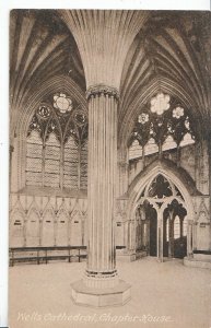 Somerset Postcard - Wells Cathedral - Chapter House    ZZ3611