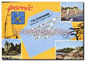 Modern Postcard Pornic Telegram Special Holidays Not A Second To Write Stop