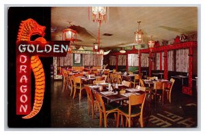 Golden Dragon Chinese Restaurant Colorado Springs CO UNP Chrome Postcard L19