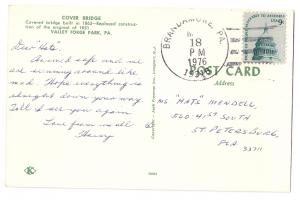 Covered Bridge Valley Forge PA 1976