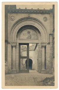 Croatia 1914 Postcard Porec Parenzo Euphrasian Basilica Main entrance