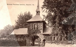 Vintage Postcard 1908 Entrance Thornrose Cemetery Staunton Virginia Beverly Pub.