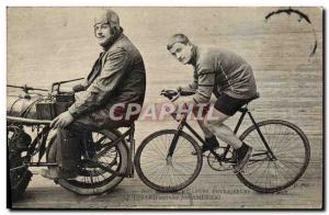 Postcard Old Bike Cycling Quessard leads Amerigo