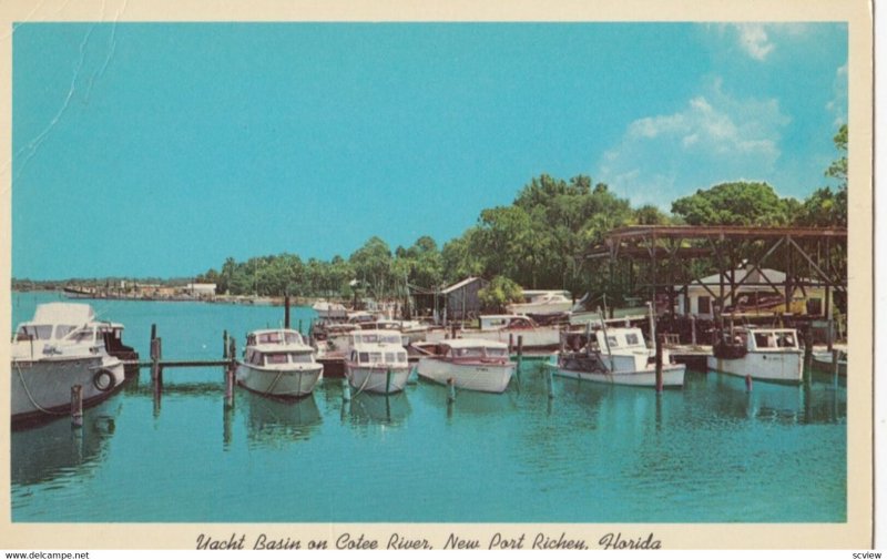 PORT RICHEY , Florida , 1950-60s ; Yacht Basin