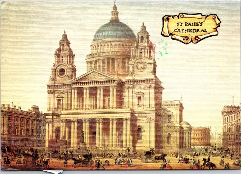 St Paul's Cathedral London England Postcard used 1980