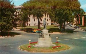 Lynn Massachusetts~Soldiers Monument~Library~Commons~1950s Ladder Truck~PC 