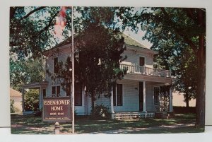 Eisenhower Home, Abilene Kansas Image by Don Richard's Postcard C11