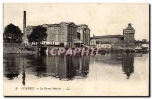 Corbeil Old Postcard The big mill (mill)