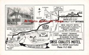 SD, Rapid City, South Dakota, Map, Swiss Chalets Motel, Espe Printing Pub