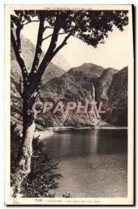 Old Postcard The Central Pyrenees Luchon a corner of Lake Oo