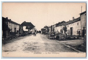 Domrémy-la-Pucelle Grand Est France Postcard The Main Street c1910 Antique