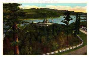 Vintage 1944 Postcard Vista House Crown Point Columbia River Highway Oregon