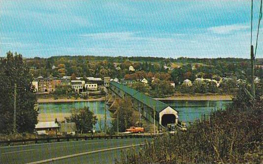 Canada New Brunswick Hartland Longest Covered Bridge In The World