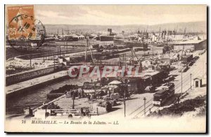 Old Postcard Marseille Le Bassin de la Joliette