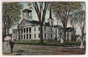 Court House Augusta Maine 1908 postcard