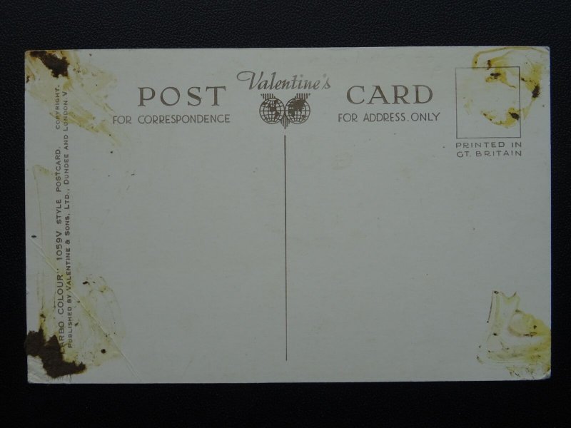 H.M Queen Elizabeth ll ROYAL DEESIDE Multi View 1950s Postcard by Valentine