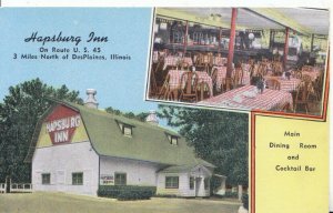 America Postcard - Hapsburg Inn - On River Road - Illinois - Ref 4632A