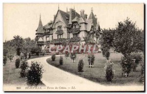 Old Postcard Deauville hillside farm