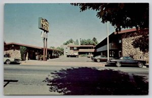 Eugene Oregon The Timbers Motel In Downtown Postcard W27