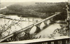 Bridge over Lake Taneycomo Branson Missouri Postcard