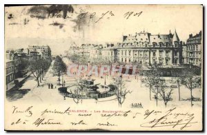 Old Postcard Valencia Boulevards