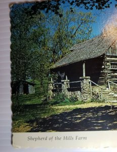 Vintage Postcard Old Matt's Cabin Shepherd of the Hills Farm Branson Missouri 77