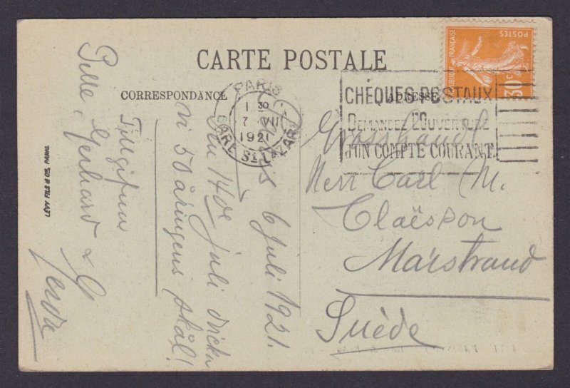 FRANCE, Postcard, Paris, Hôtel des Postes