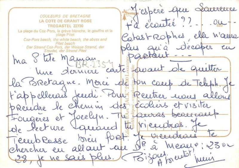 BR2354 France Tregastel multi vues