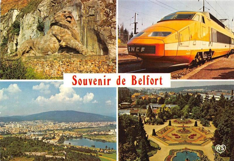 BF37884 le lyon tgv belfort  train railway chemin de fer