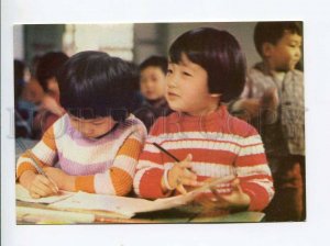 271706 VIETNAM children in school 1979 year postcard