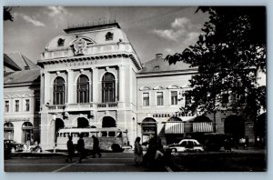 Heves County Hungary Postcard Eger Council House c1960's Vintage RPPC Photo