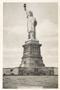 Statue of Liberty Habermans Lumitone Photoprint New York