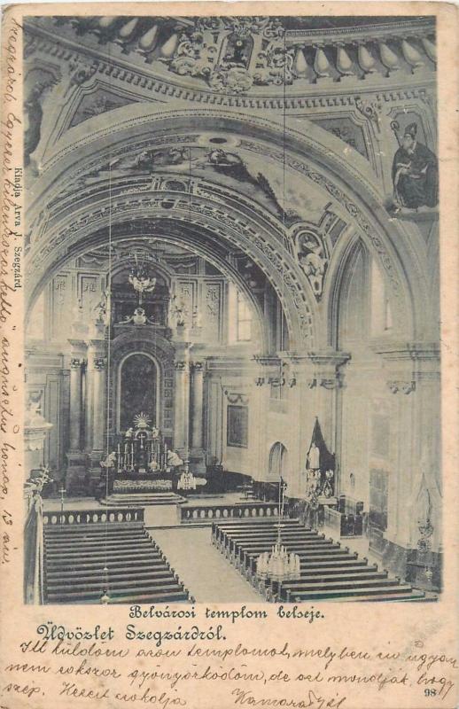HONGRIE - Belvarosi Templom - SZEKSZARD Hungary Szegzard 1902