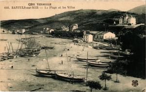 CPA Cote VERMEILLE - BANYULS-sur-MER - La Plage et les Villas (451331)