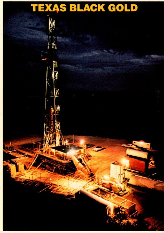 Texas Black Gold Texas Oil Well